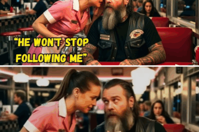 Poor Waitress Whispered to a Hells Angel ‘He Won’t Stop Following Me’ — What He Did SHOCK everyone!