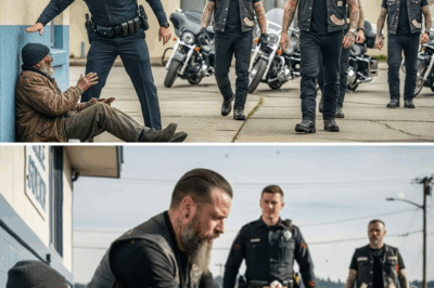 The Biker Saw a Cop Slap a Homeless Man — His Reaction Sh00cked the Whole Station