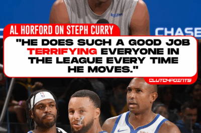 Al Horford knows exactly what it means to share the floor with a walking nightmare for defenses — Steph’s movement alone bends the game.