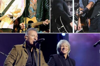 Music Legends Unite as Bon Jovi and Bruce Springsteen Team Up to Electrify Fans With “Hollow Man” and Celebrate the Garden State in “Red, White & Jersey”