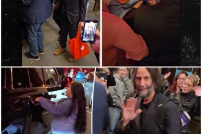 Keanu Reeves’ divine wife’ tackled outside broadway show