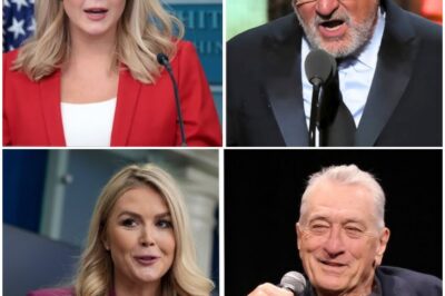 “Sit Down, Barbie — You’re Not a Role Model for Anyone.” Robert De Niro Exposes Karoline Leavitt With One Cold Sentence That Left Her Chair Empty and America Stunned
