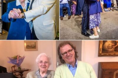 André Rieu’s recent concert took a heartwarming turn when he invited his 105-year-old superfan
