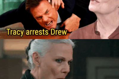 Tracy arrests Drew when he tries to steal two special items from the Q mansion GH Spoilers