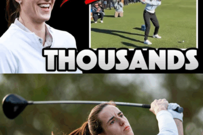 Thousands of Fans Show Up Early to Watch Caitlin Clark Play Golf