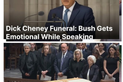 EMOTIONAL MOMENT: George W. Bush Breaks Down While Honoring Dick Cheney at His Funeral