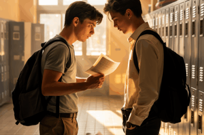 A student kept getting insulting notes every day—until he found out the culprit was his best friend, the one who once stood up for him.