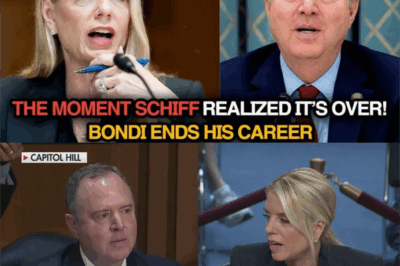 THE SHIELD OF INTEGRITY: Pam Bondi Obliterates Adam Schiff’s Smear Campaign, Exposing Political Theater in the DOJ Hearing