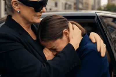 “You’re not,” the woman replied quietly. “Pretend you’re my granddaughter. My driver will be here soon.”