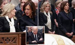 WATCH: Joe Biden Greets Kamala Harris at Dick Cheney’s Funeral Service in Washington National Cathedral