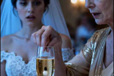 At my wedding reception, my mother-in-law slipped something into my champagne—so I switched glasses…