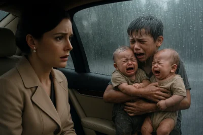 The Billionaire’s Secret: A Widow’s Discovery on a Rainy Day Unearths a Hidden Family and a Sh0cking Be-trayal