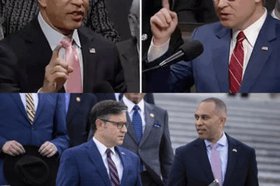 “As Speaker I Can — But I Won’t!” Mike Johnson Clashes with Hakeem Jeffries in Fiery Showdown Over Government Shutdown