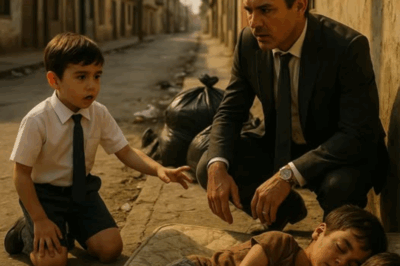 Part1_Billionaire’s Son Spots His ‘Lookalikes’ Sleeping in Trash, Unveiling a Gritty Secret.