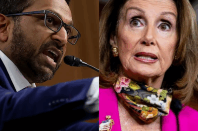 Kash Patel Outsmarts Pelosi: The Queen of Corruption Humiliated!