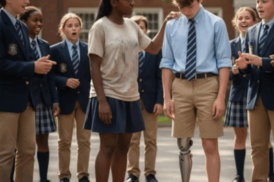 Part1_”Robot Boy” Unmasked: Bullied Billionaire’s Son Saved by Brave Girl Who Discovers His Prosthetic Leg Was Sabotaged