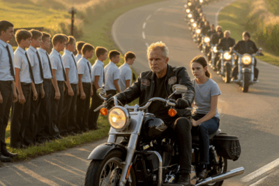 Part1_Bullied Girl Walked to School Alone… Until a Dozen Bikers Vowed to Guard Her.