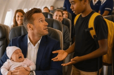 Part1_Plane Crisis Solved: Black Teenager Quiets Billionaire’s Wailing Baby, Uncovers Hidden Truth