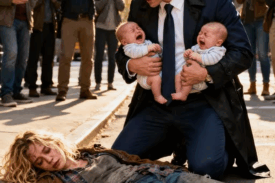 Part1_CURBSIDE SHOCK: Billionaire Freezes When Homeless Twins Look Exactly Like Him!