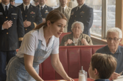 SECRET MEALS EXPOSED! Waitress Fed Lonely Boy Until Four Black SUVs and Soldiers Silenced the Town!