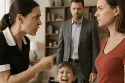 💔 Maid Intervenes: Millionaire’s Stepmother Humiliates His Son in a Wheelchair—But the New Housekeeper’s Shout Stopped the Abuse Cold. 🤯