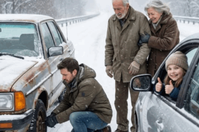 Part1_I Stopped to Change a Flat Tire for an Elderly Couple. A Week Later, My Mom Called Me Screaming, “Turn on the TV!”