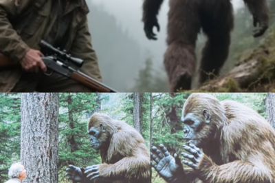 Crying Female Bigfoot Begs a Man To Follow Her, Revealing a Shocking Discovery