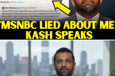 Kash Patel: “MSNBC Lied About Me” – FBI Director Speaks Out on Fabricated Story