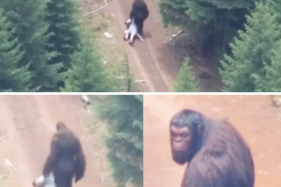 Pilot Films Bigfoot Dragging Supposed Missing Hiker Through Forest