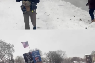 Illinois Street Erupts in Smoke as Crowd Pelts Federal Officers With Snowballs
