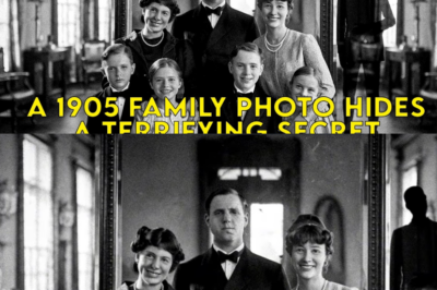 This Family Portrait from 1905 Seemed Happy — Until the Mirror’s Reflection Revealed a Truth.
