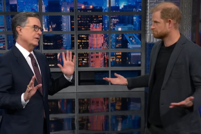 Prince Harry Takes SWIPE At Trump While Crashing Stephen Colbert Monologue
