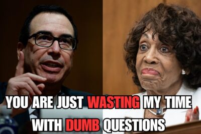 Congress ERUPTS In Laughter As Trump’s Treasury Secretary DESTROY Maxine Waters In Congress