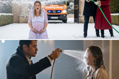 Millionaire FORCES Pregnant Wife Into FREEZING Yard Shower—Her Father’s Security Team STORMS In and DESTROYS His Life in Minutes