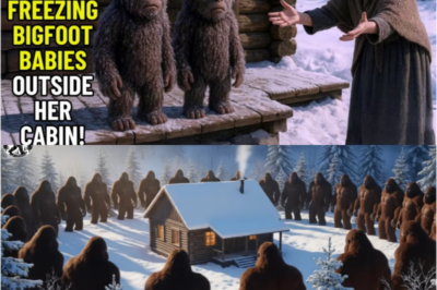Old Woman Takes In 2 Freezing Baby Bigfoots—The Next Days, a Whole Tribe Stood at Her Door