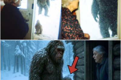 A Frozen Mother Bigfoot Begs for Shelter, What Happened Next Left Her in Tears