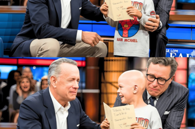 Stephen Colbert STOPS Show When 8-Year-Old Cancer Patient’s HEARTBREAKING Tom Hanks Secret