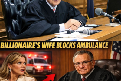 Arrogant Billionaire’s Wife Blocks Ambulance — Judge Delivers a Life-Changing Verdict!