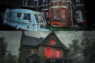 “We were warned not to come to this haunted abandoned house at night, and now something inside won’t let us leave.”