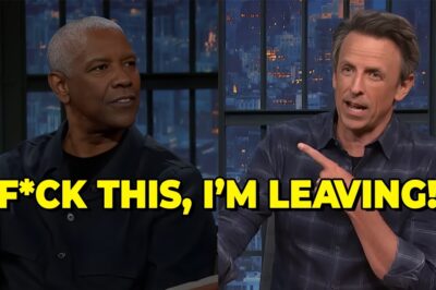 Denzel Washington Kicked Off Seth Meyers’ Show After Heated Exchange
