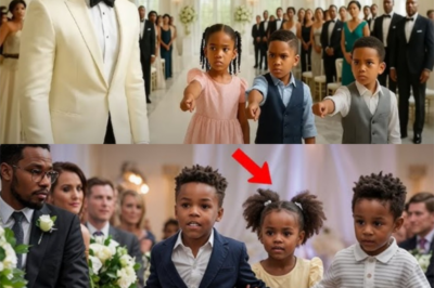 WEDDING DAY DISASTER! 👰🏾‍♂️ Billionaire Roman Sinclair’s Wedding Is Interrupted by Triplets with a Shocking Secret: ‘YOU’RE OUR DAD!’