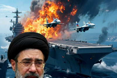 JUST MINUTES AGO! Massive Explosions Rock the Strait of Hormuz as Iranian Jets Reportedly Sink a U.S. Aircraft Carrier — Details Emerging!