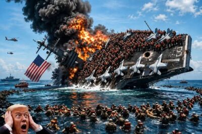 Two hours ago! A US aircraft carrier carrying ammunition was attacked and sunk. What happened?